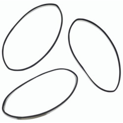 Elastieken zwart 35mm 250 stuks Sibel