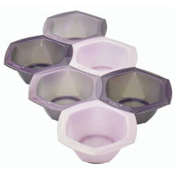 Set of 6 coloring bowls Sibel