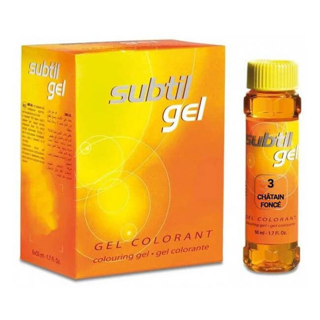 Gel sutil N°3 de castaño oscuro 50 ML