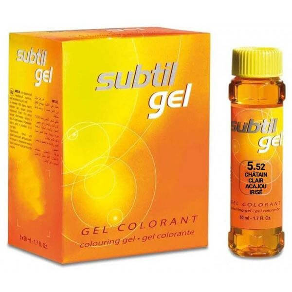 Subtil Gel N°5.52 Licht Kastanjebruin met Iridescente Mahonie 50 ML Subtil Gel N°5.52 Licht Kastanjebruin met Iridescente Mahonie 50 ML