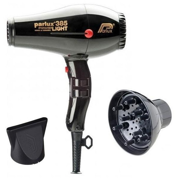 Parlux 385I Black dryer pack + Diffuser Parlux 385I Black dryer pack + Diffuser