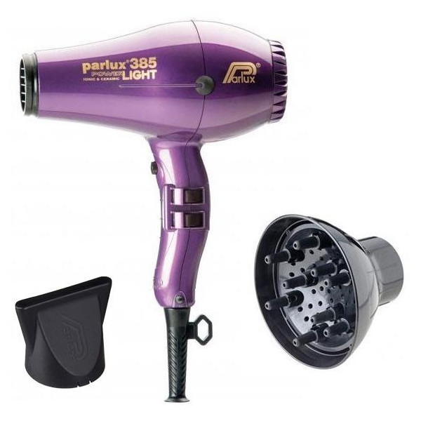 Pack sèche cheveux Parlux 385I Violet + Diffuseur Pack sèche cheveux Parlux 385I Violet + Diffuseur