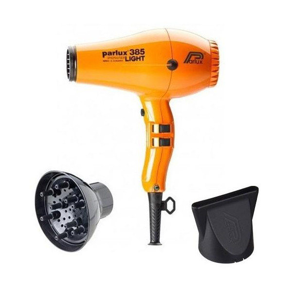 Pack hair dryer Parlux 385I Orange + Diffuser Pack hair dryer Parlux 385I Orange + Diffuser