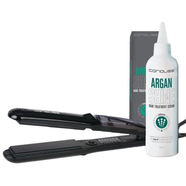 Pack Lisseur Vapeur K2 + Sérum brillance Argan Shine - Corioliss Pack Lisseur Vapeur K2 + Sérum brillance Argan Shine - Corioliss