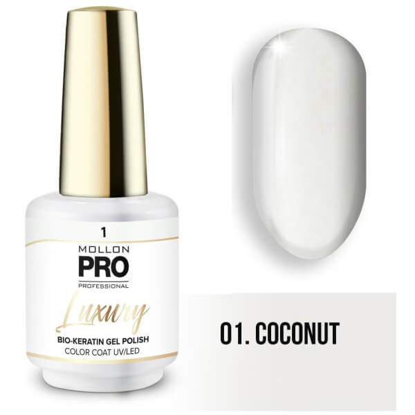 Vernis semi-permanente LUXURY Coconut N°1 Mollon Pro - 8ML