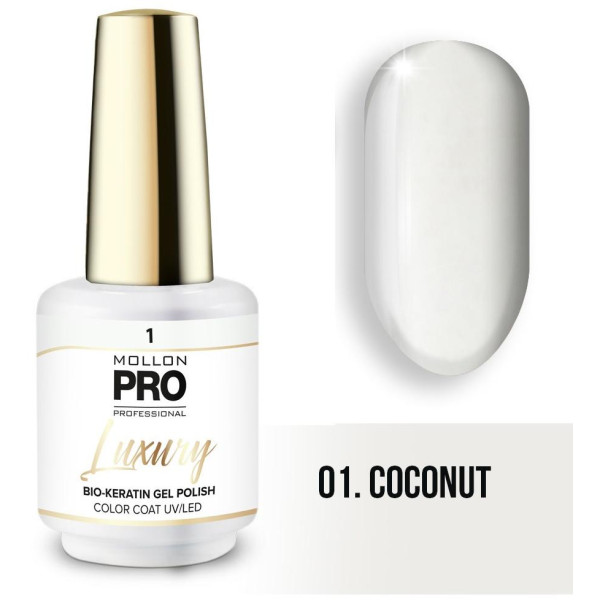 Luxury Coconut No.1 semi-permanent nail polish Mollon Pro - 8ML