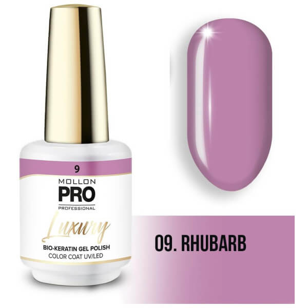 Esmalte semipermanente LUXURY N°9 Ruibarbo Mollon Pro - 8ML