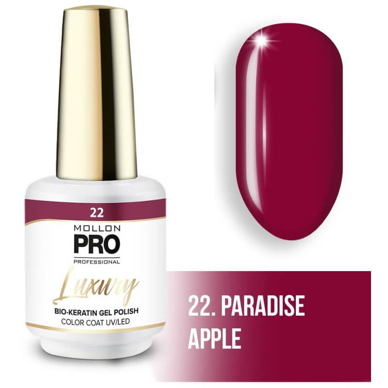 Vernis semi-permanent LUXURY Nr. 22 Paradise Apple Mollon Pro - 8ML