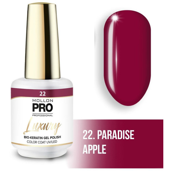 Vernis semipermanente LUXURY N°22 Paradise Apple Mollon Pro - 8ML