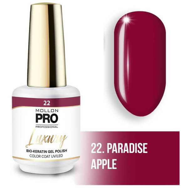 Vernis semi-permanent LUXURY N°22 Paradise Apple Mollon Pro - 8ML Vernis semi-permanent LUXURY N°22 Paradise Apple Mollon Pro - 8ML