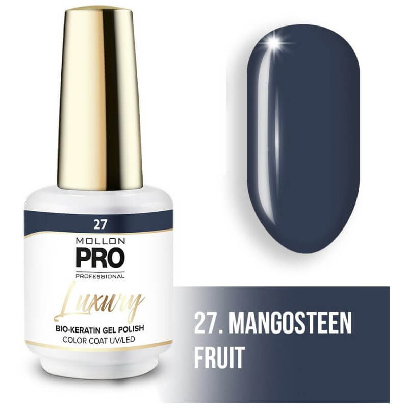 Verniz semi-permanente LUXURY N°27 Mangostão Mollon Pro - 8ML