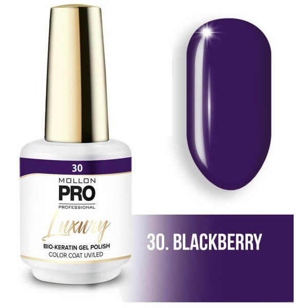 Vernis semi-permanent LUXURY N°30 Mûre Mollon Pro - 8ML