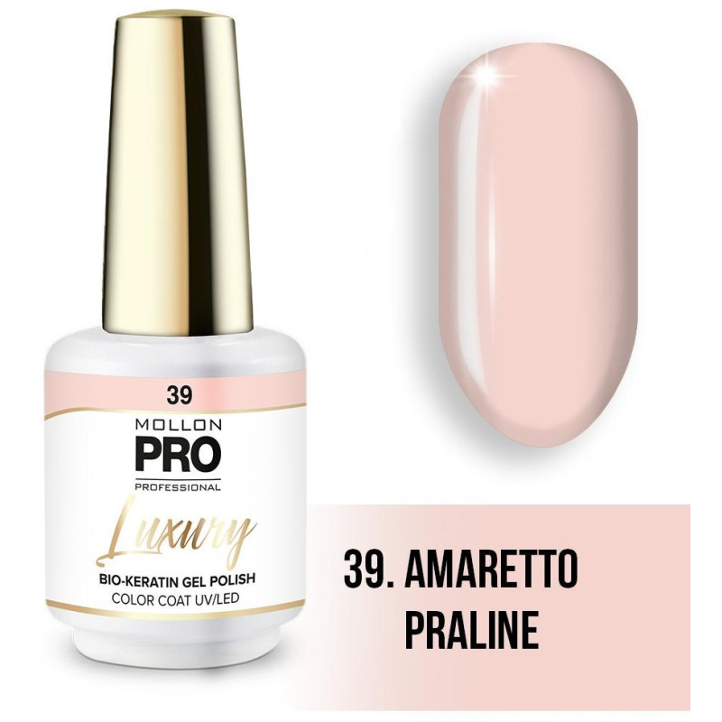 Luxury semi-permanent nail polish N°39 Praline Amaretto Mollon Pro - 8ML
