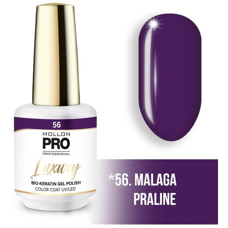 Esmalte semipermanente LUXURY N°56 Praline de Malagua Mollon Pro - 8ML