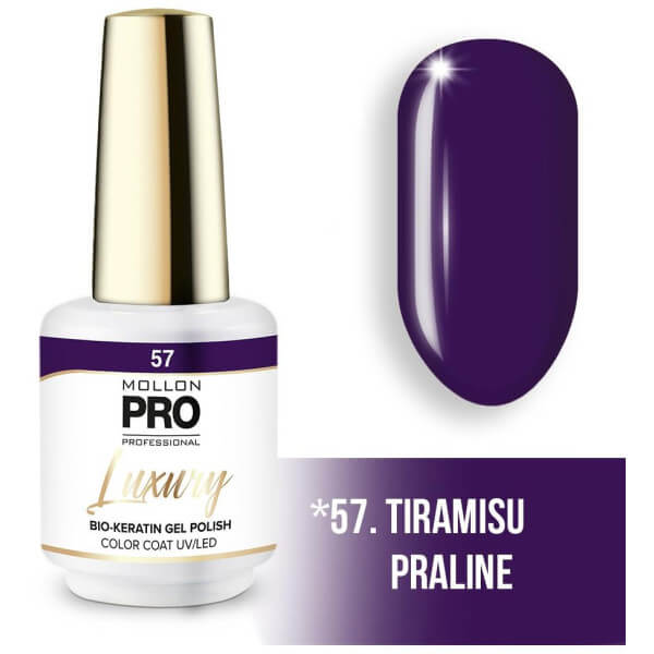 Esmalte semipermanente LUXURY N°57 Tiramisú praliné Mollon Pro - 8ML