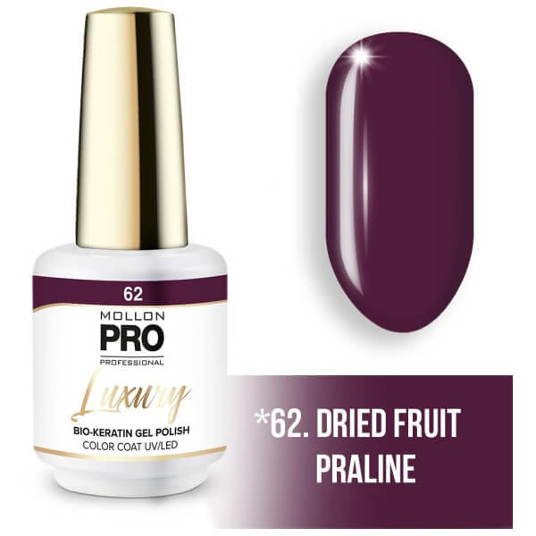 Vernis semi-permanente LUXURY N°62 Frutos secos praliné Mollon Pro - 8ML