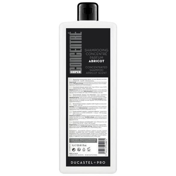 Ducastel Apricot Concentrate Shampoo 1L Ducastel Apricot Concentrate Shampoo 1L