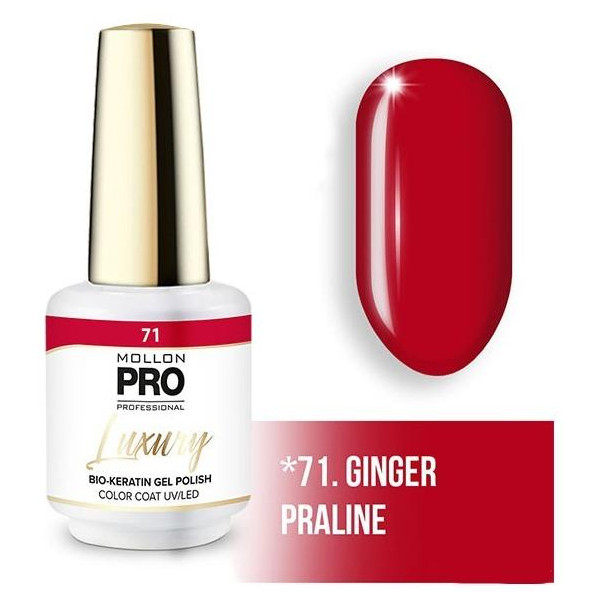 Semipermanenter Lack LUXUS N ° 71 Ingwerpraline Mollon Pro - 8ML Semipermanenter Lack LUXUS N ° 71 Ingwerpraline Mollon Pro - 8ML