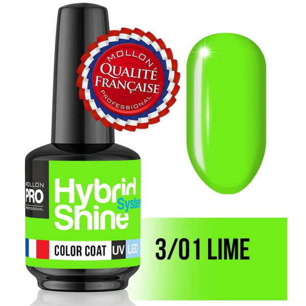 Verniz Mini Semi-Permanente Híbrido Brilho Mollon Pro 8ML n°301 Verniz Mini Semi-Permanente Híbrido Brilho Mollon Pro 8ML n°301