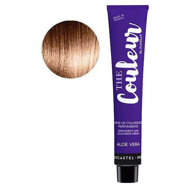 De kleur Tube Kleuring 100 ML nr. 8.34 lichtblond goudkoperachtig Duxelle. De kleur Tube Kleuring 100 ML nr. 8.34 lichtblond goudkoperachtig Duxelle.