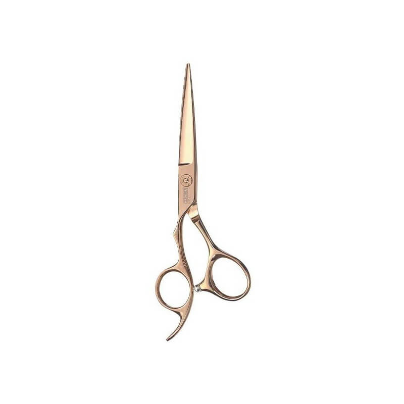 Tesouras retas 5,5" Canhoto Cisoria Ouro rosa 7078555
