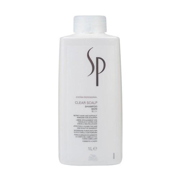 Shampoo anti-forfora SP Clear Scalp da 1000 ml.