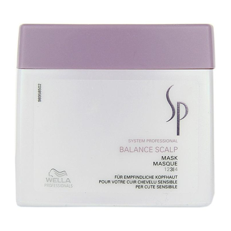 Mascarilla para cuero cabelludo sensible SP Balance Scalp de 400 ml.