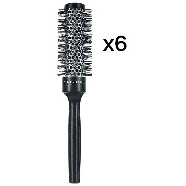 Set of 6 round thermal brushes 25mm Grace Set of 6 round thermal brushes 25mm Grace