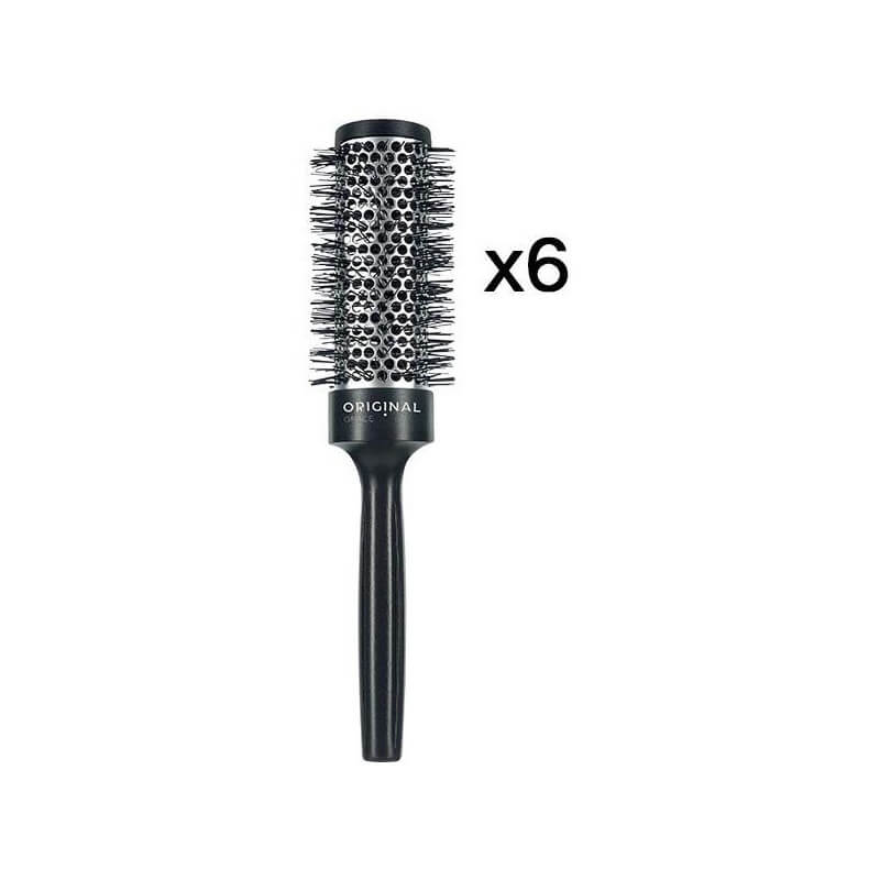 Set van 6 thermische ronde borstels van 33 mm Grace.