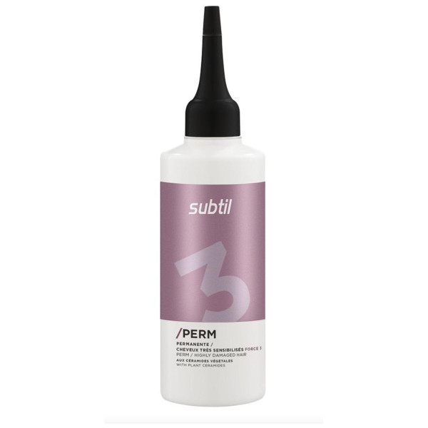 Sutil permanente Nº 3 muy consciente de pelo 125 ML Sutil permanente Nº 3 muy consciente de pelo 125 ML