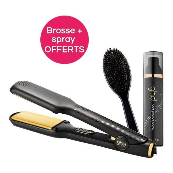 Lisseur GHD Styler Gold Max + 1 brosse de coiffage ovale ghd + 1 spray thermoprotecteur OFFERTS Lisseur GHD Styler Gold Max + 1 brosse de coiffage ovale ghd + 1 spray thermoprotecteur OFFERTS