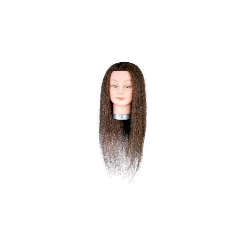 Tête apprentissage Diana cheveux naturels 45-50cm