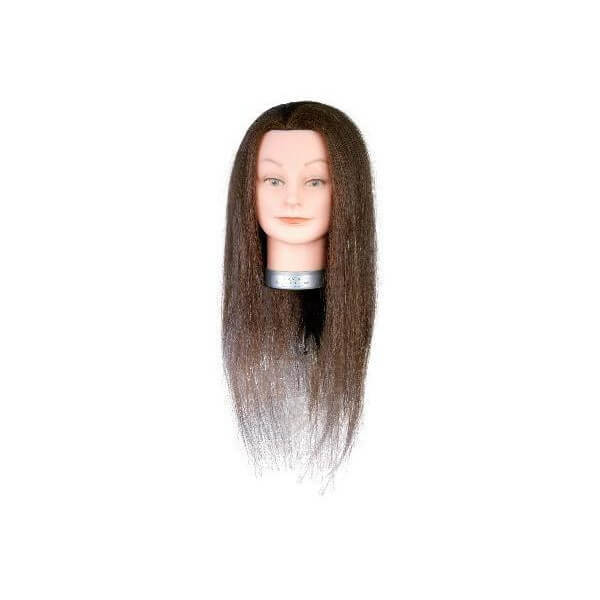 Diana leert hoofd met natuurlijk haar 45-50cm Diana leert hoofd met natuurlijk haar 45-50cm