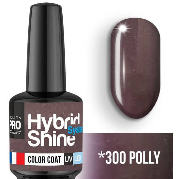 Mini Semi-Permanent Hybrid Shine Nail Polish Mollon Pro 8ml N°300.jpg