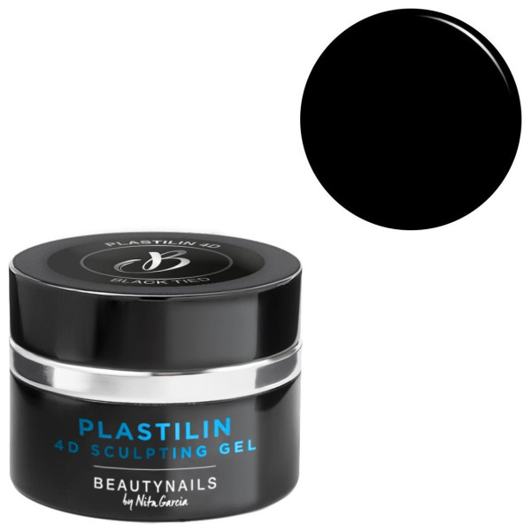 Plastilin 4d negro atado 5g Beauty Nails GP103-28.jpg
