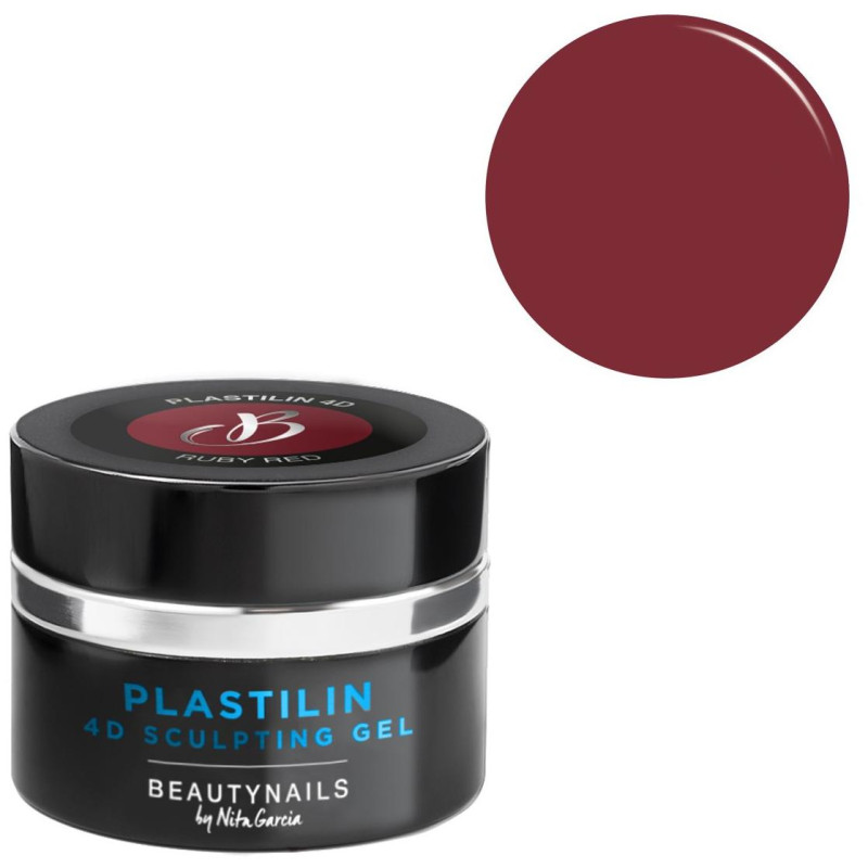 Plastilin 4d - rojo rubí 5g Beauty Nails GP106-28.jpg