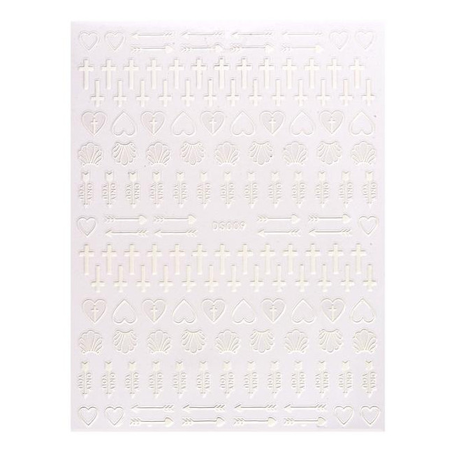 Sticker elastique element blanc Beauty Nails DS009-28