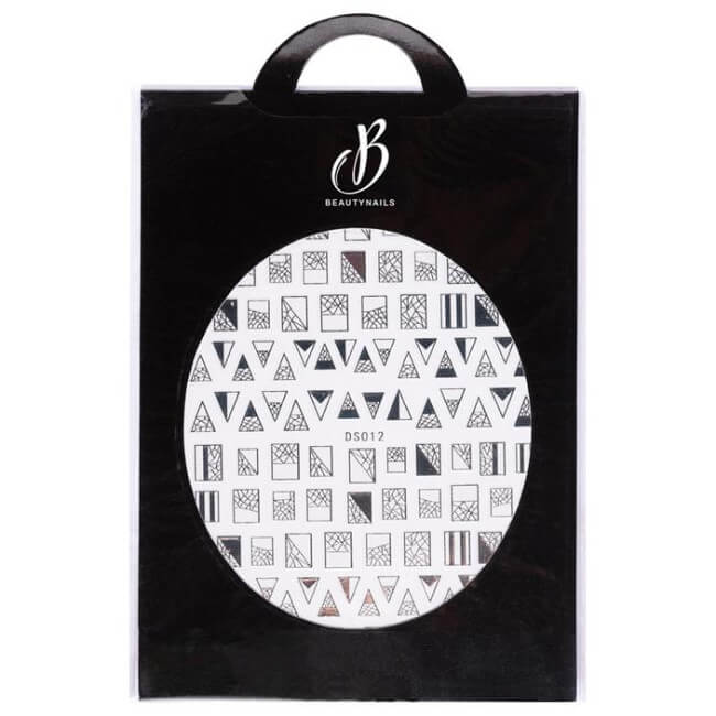 Sticker elástico batik prateado Beauty Nails DS012-28 Sticker elástico batik prateado Beauty Nails DS012-28