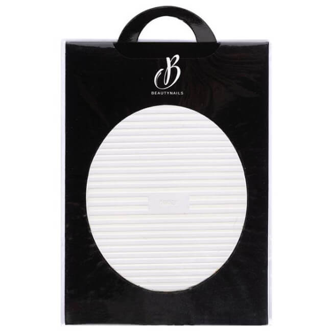 Sticker elástico linha branca Beauty Nails DS021-28