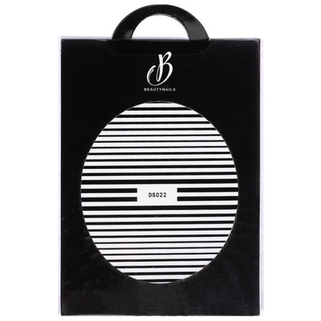 Sticker elastisch zwart lijn Beauty Nails DS022-28