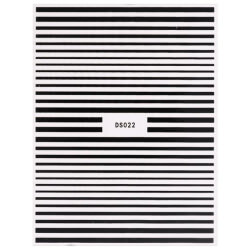 Sticker elastisch zwart lijn Beauty Nails DS022-28