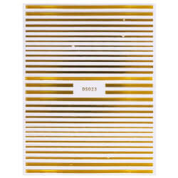 Autocolante elástico linha dourada Beauty Nails DS023-28