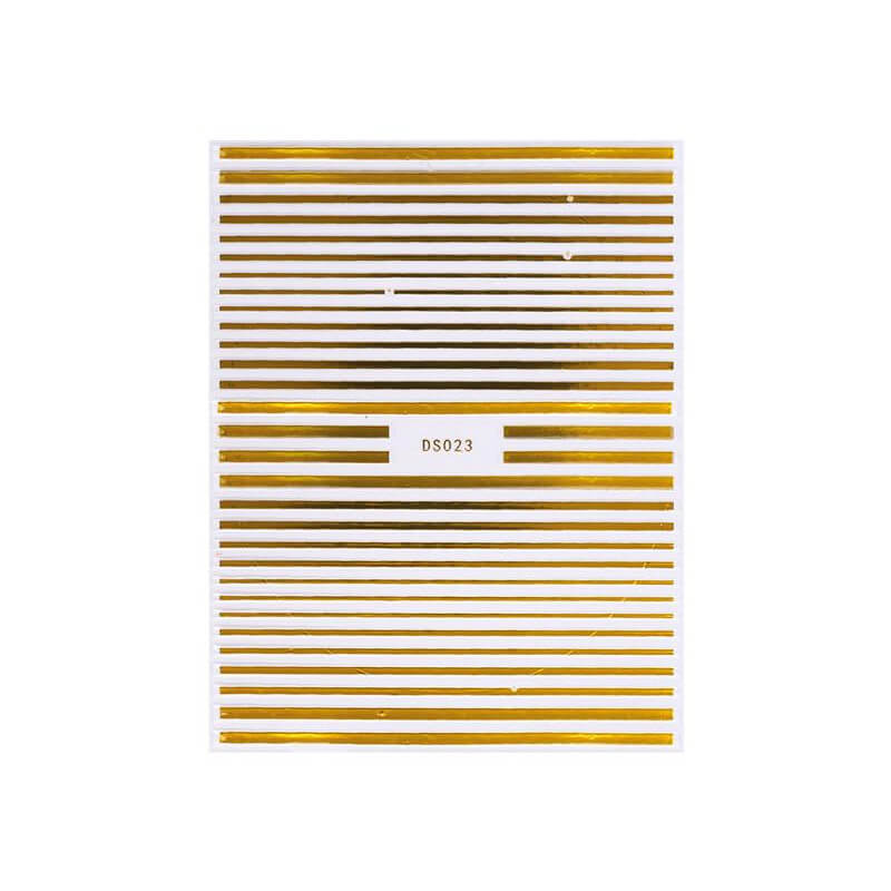Sticker elastiek gouden lijn Beauty Nails DS023-28
