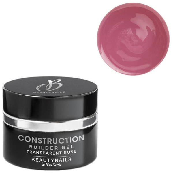 Gel 30g constructor transparente rosa Beauty Nails G3015-28