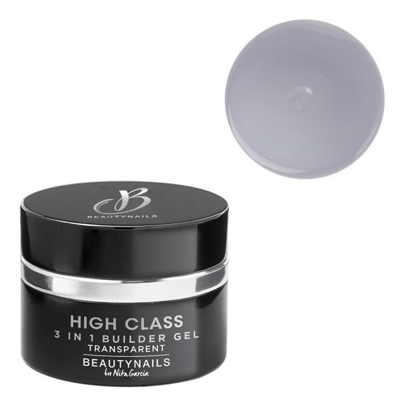 Gel high class 3en1 transparent 15g  Beauty Nails GHC1-28