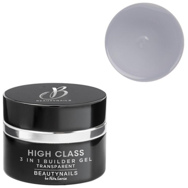Gel high class 3in1 trasparente 15g  Beauty Nails GHC1-28