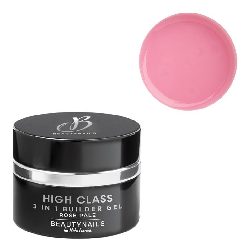 Gel de alta clase 3en1 rosa pálido 15g Beauty Nails GHCR15-28