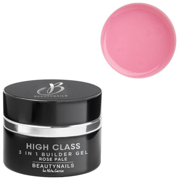 Gel high class 3en1 rose pale 15g  Beauty Nails GHCR15-28
