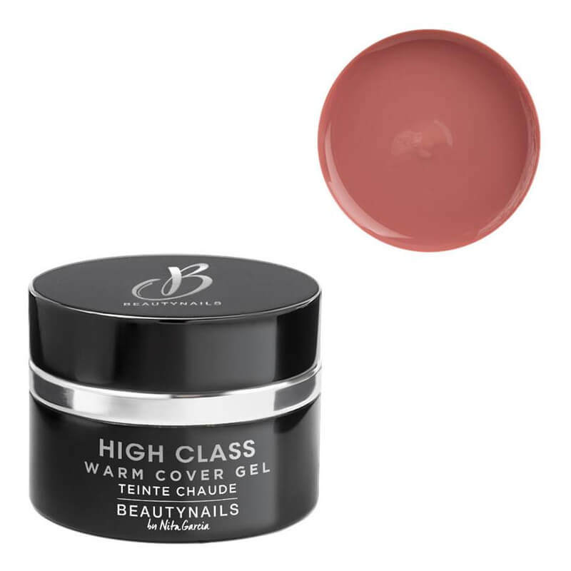Gel de alta classe 3em1 bege quente e alperce 15g Beauty Nails GHCW15-28