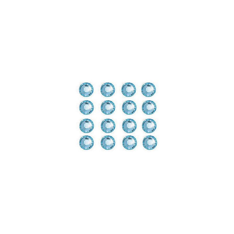 Swarovski aquamarine rhinestones - 3 mm diameter - 36 pieces per packet Beauty Nails SW08B-28